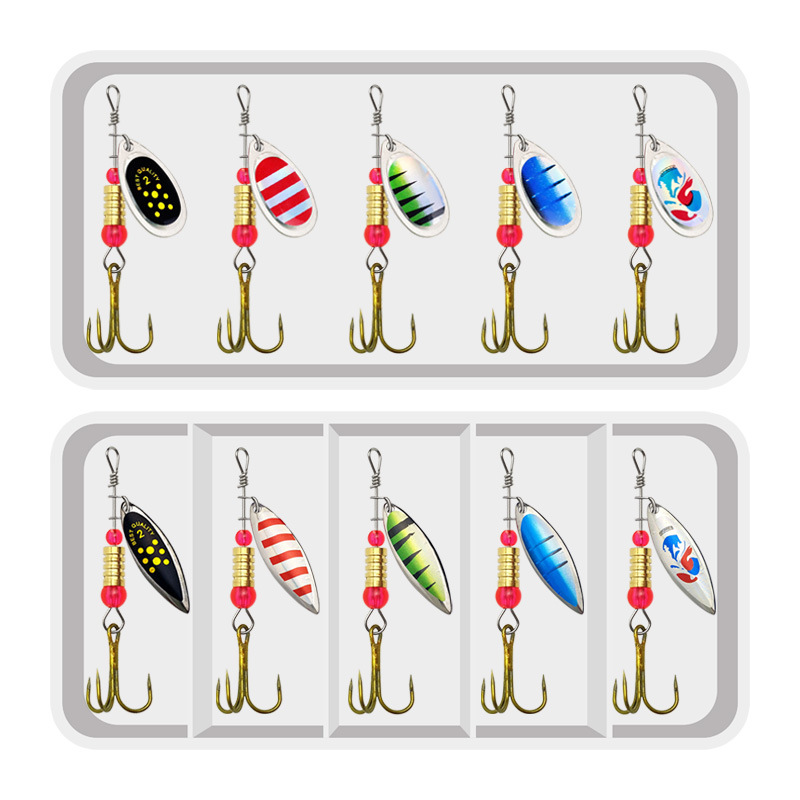 Fishing Lure Spoon - Isca de pesca giratória colheres de