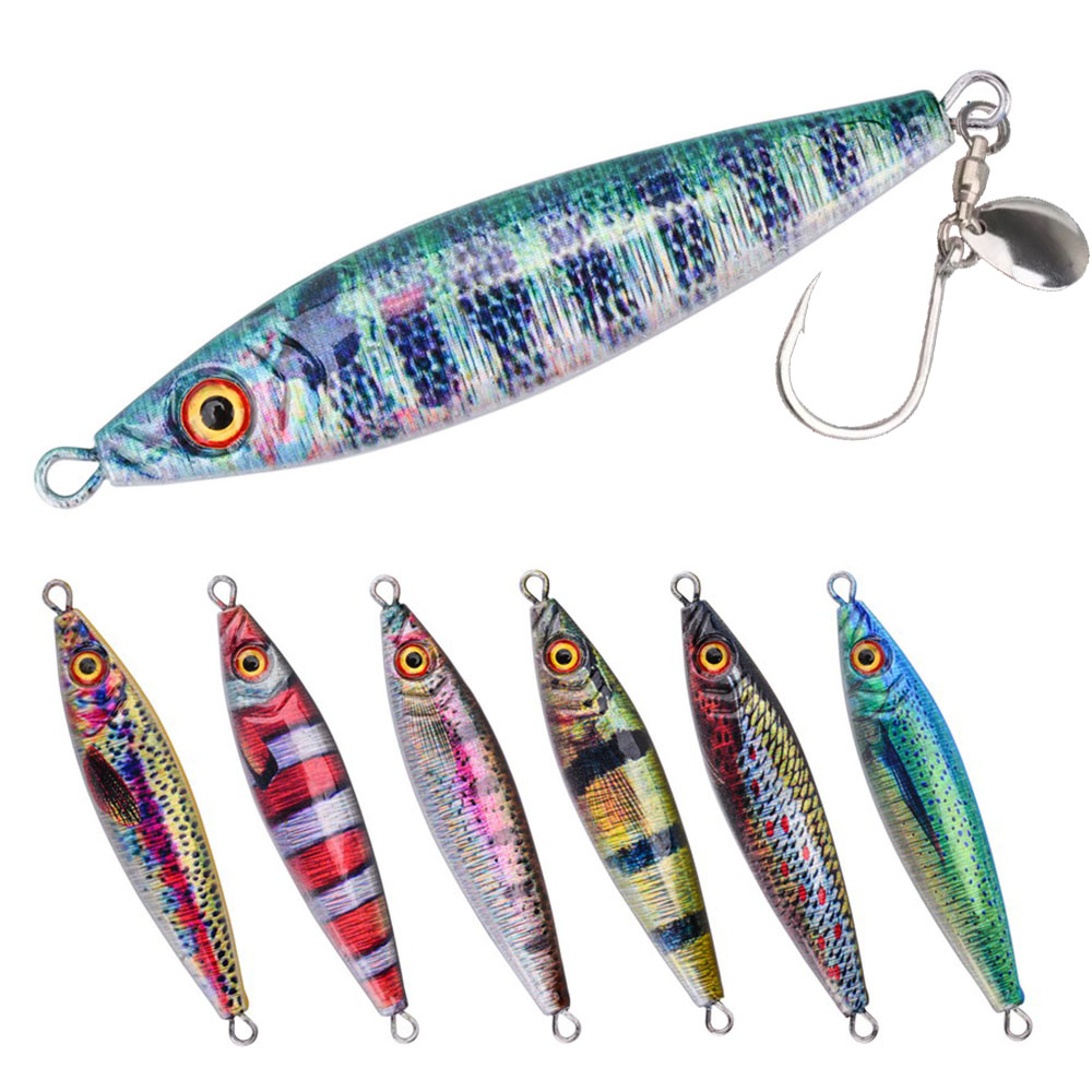Fishing Lure Blade Bait - Isca de Metal com Lâmina Giratória