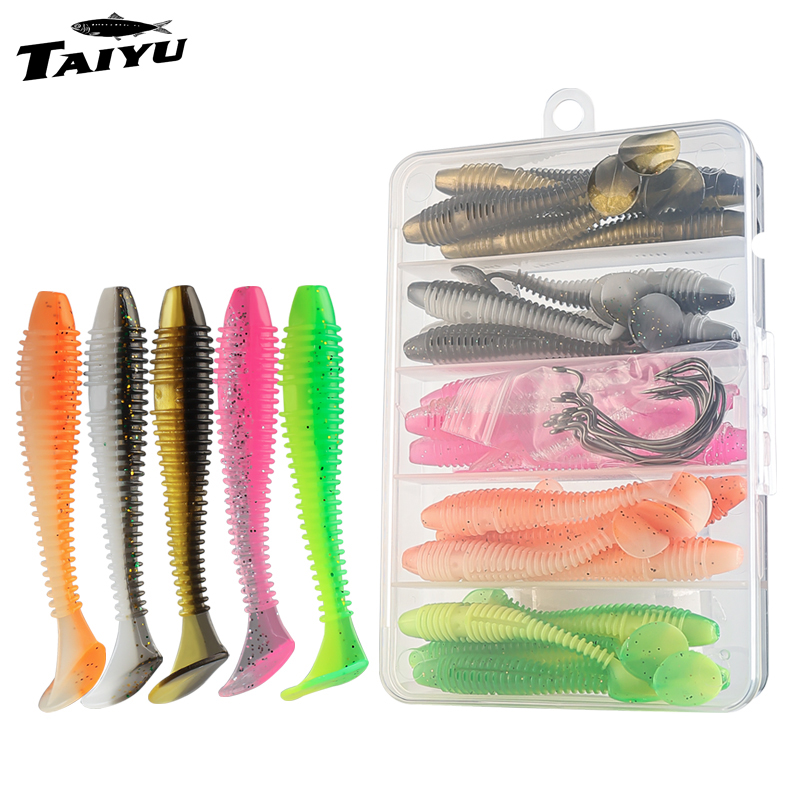Fishing Lure Swimbait - TAIYU Conjunto de 25/35 Iscas de
