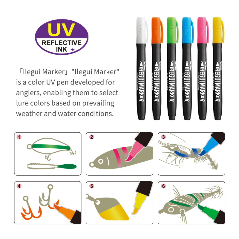 Nova Caneta de Tinta Fluoresce - Fishing Lure Accessories avaliação e preço