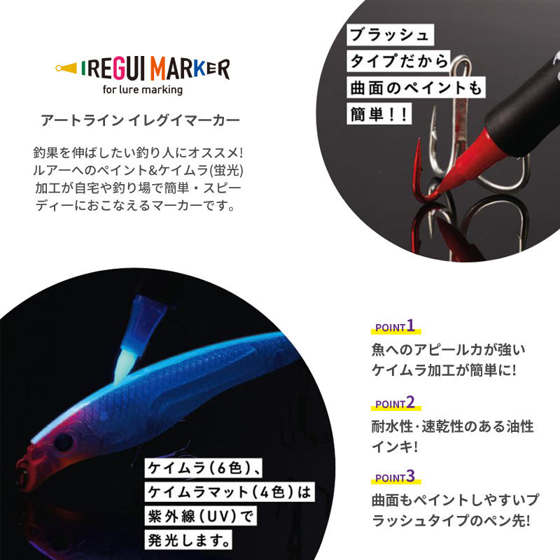 Nova Caneta de Tinta Fluoresce - Fishing Lure Accessories avaliação e preço