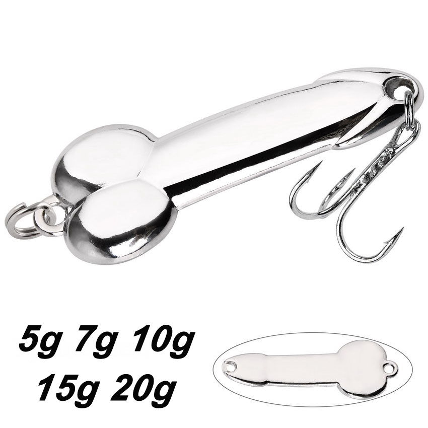 Metal Spoon Penis Shape Fishin - Fishing Lure Spoon avaliação e preço
