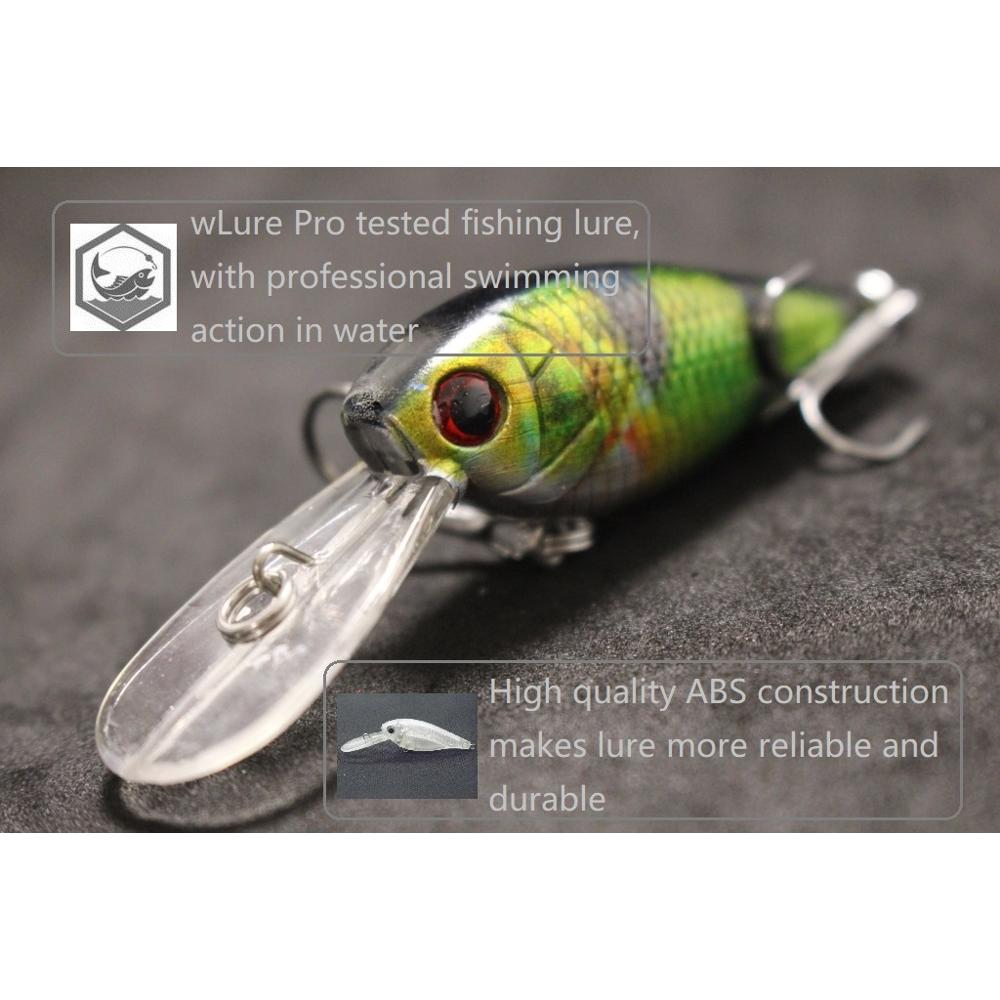 WLure Crankbait Isca de pesca  - Fishing Lure Crankbait avaliação e preço