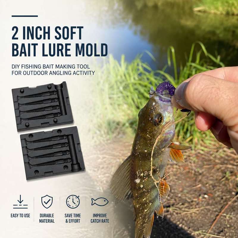 Molde para Iscas Macias de 2 P - Fishing Lure Accessories avaliação e preço